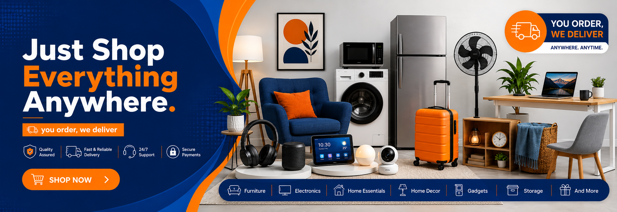 Homepage banner