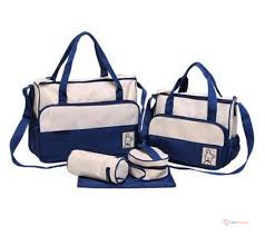 5-in-1 Diaper Bag – Multi-Functional Baby Essentials & Mother’s Bag for Travel and Everyday Use