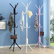 Household Clothes Rack Floor Hanger – Economical Coat, Clothes & Bag Organizer for Bedroom, Home & Office