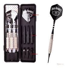 Professional Soft Tip Darts Set for Dartboard – Steel Shafts, Extra Flights & Carrying Case for Indoor Dart Games