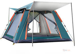 Premium 6–8 Person Automatic Pop-Up Family Camping Tent with Extension Canopy – Spacious Outdoor Tent for Camping & Travel