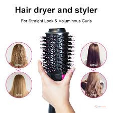 One-Step Hair Dryer & Volumizer – Hot Air Brush Hair Styling Tool