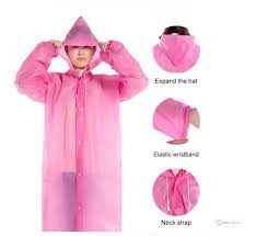 Durable Lightweight EVA Rain Coat for Adults & Kids – Practical Rainwear for School, Travel, Outdoor Use & Rainy Days