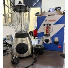 Electromate Powerful 2-in-1 Blender with Glass Jar – 1.5L