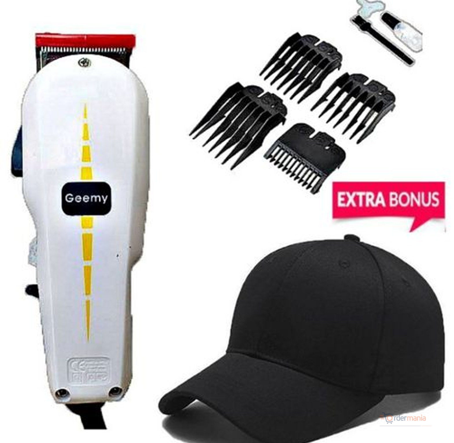 Geemy Hair Shaver & Beard Trimmer Barbering Machine + Free Cap