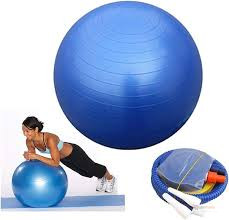 Anti-Burst Exercise Stability Ball with Foot Pump 65cm/85cm