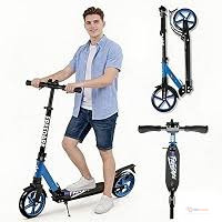 Foldable Kick Scooter with Adjustable Handlebar & Hand Brake – Portable Scooter for Kids, Beginners, Outdoor Riding & Recreation