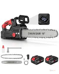 LAC 16-Inch Cordless Chainsaw with 2 Batteries – Portable Battery-Powered Cutting Tool | OrderMania Kenya