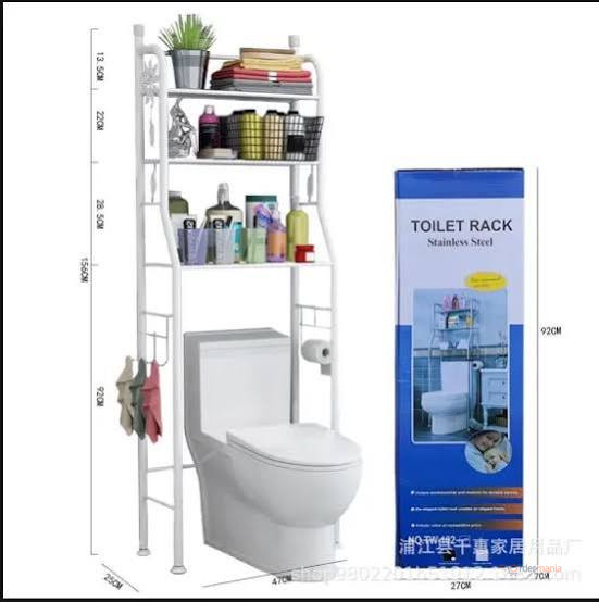 High Quality Toilet Rack – Bathroom Storage Organizer for Toiletries and Essentials | OrderMania Kenya