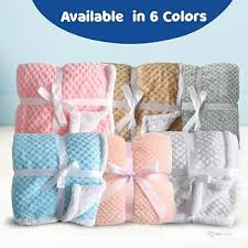 Warm Fleece Baby Shawl Blanket – Heavy Super Soft Baby Blanket for Babies, Home, Travel & Everyday Baby Care
