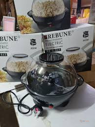 Rebune Electric Popcorn Maker – Easy Homemade Popcorn Machine for Home, Family & Movie Nights