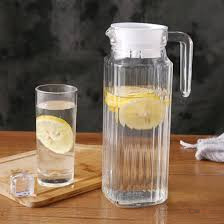 1.7L Glass Serving Jug for Wine, Juice & Water – Elegant Drink Pitcher for Home & Entertaining