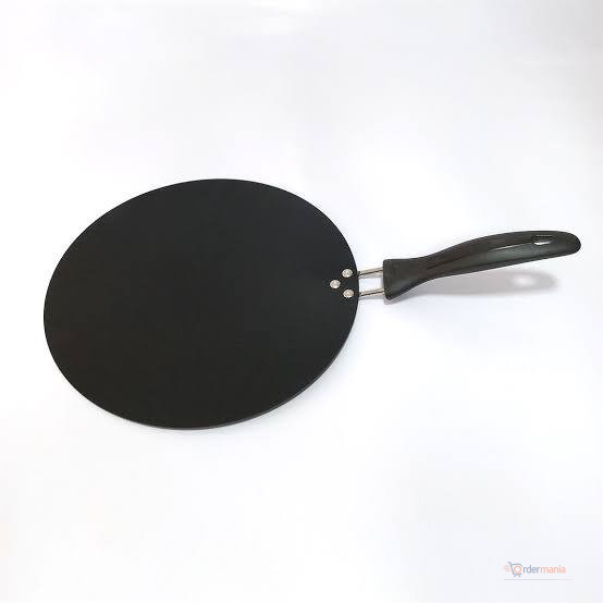 30cm Non-Stick Flat Chapati Pan – Black Cooking Pan