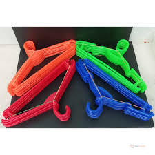 Strong Plastic Clothes Hangers 12pcs  for Jackets Shirts Dresses & Clothes