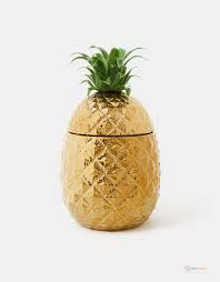 Ceramic Pineapple-Shaped Canister – Decorative Kitchen Storage Jar
