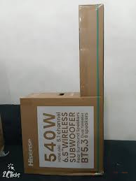 Hisense HS218 2.1CH Soundbar 200W – Wireless Subwoofer & Dolby Audio