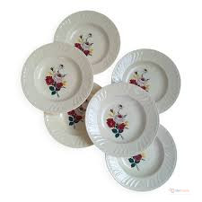 12pcs Melamine Plates Set – Reusable Everyday Dinner Plates for Family Meals and Serving