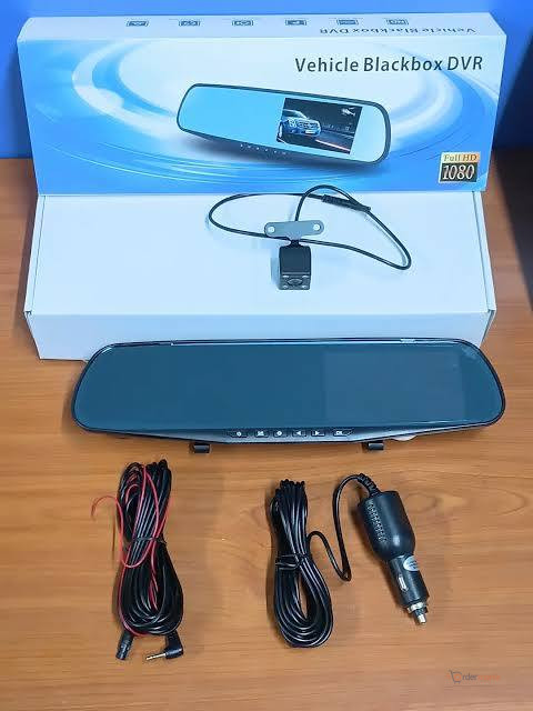 Black Box DVR L208 2-Lens Touch Screen Dash Cam – Dual Camera for Vehicle Recording
