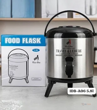 5.8L Stainless Steel Portable Water Catering Coffee/Tea Urn – Hot Beverage Urn for Home, Office, Events & Catering