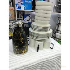 13pcs Ceramic Dinner Set – Elegant Plates, Bowls & Serving Jug for Home Dining