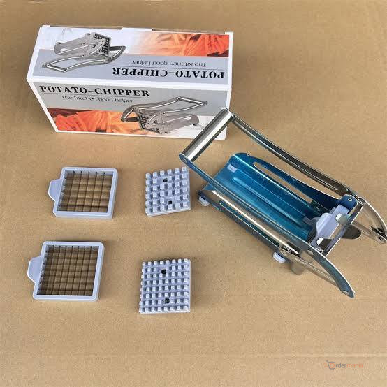 Stainless Steel Fries Cutter (Chips Cutter) for Homemade Chips & Fries