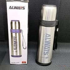 Always 0.5L Stainless Steel Vacuum Flask – Insulated Hot & Cold Beverage Thermos for Home, Office, Travel & Everyday Use