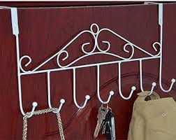 Over The Door Hanging Hanger – Space-Saving Door-Mounted Clothes & Storage Hanger for Bedroom, Bathroom & Home
