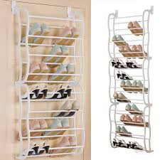 36-Pair Behind The Door Shoe Rack – Space-Saving Over-Door Shoe Organizer for Home, Bedroom & Closet