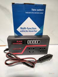 Multi-Function Vehicle Inverter – 10-15V / 20-28V DC Input to 110V/220V AC Output Power Inverter