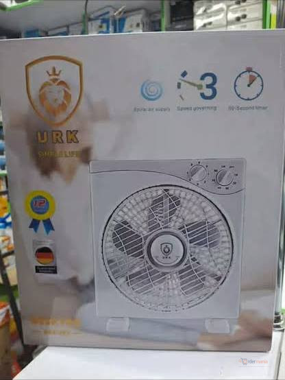 URK-02 Ultra-Quiet Table Fan – 3-Speed Cooling Fan with 60-Minute Timer | OrderMania Kenya