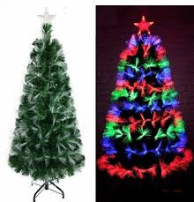 7ft Christmas Tree with Inbuilt Light – Pre-Lit Christmas Tree for Home, Office, Parties & Festive Décor