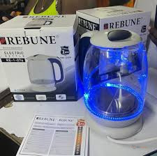 Rebune 1.7L Illuminating Automatic Glass Electric Kettle