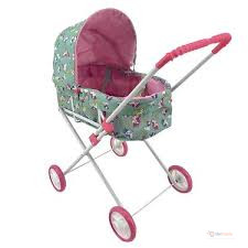 Kids Doll Stroller – Pretend Play Baby Doll Pushchair Toy for Girls & Boys