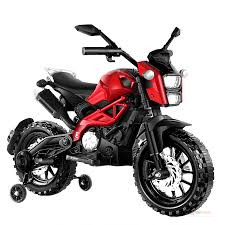 Kids Electric Ride-On Motorcycle ZX-100R – Battery-Powered Toy Motorbike for Ages 2–10 Years