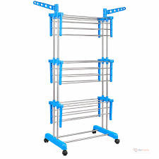 3-Layer Clothes Hanger Drying Rack 54×18×39cm – Laundry Organizer