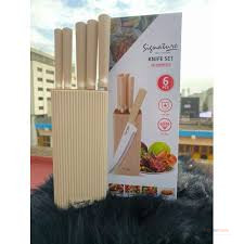Signature Knife Set | Sharp Kitchen Knives for Chopping, Slicing & Food Preparation