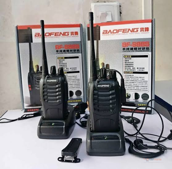 Baofeng 888S Walkie Talkie Set of 2 – Two-Way Radio Communication for Security, Events, Business & Outdoor Activities