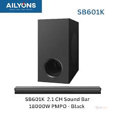 Ailyons SB601K Soundbar 2.1CH 18,000W PMPO – Bluetooth Speaker for TV, Music & Home Entertainment