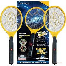 Mythco Electric Fly Swatter – Battery-Operated Bug Zapper Mosquito Killer Racket for Indoor & Outdoor Use
