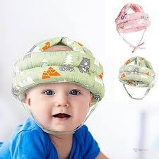 Cotton Infant Toddler Safety Helmet Head Protector – Baby Head Protection Cushion for Crawling, Walking & Everyday Movement