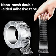 Nano Tape High-Viscosity Mesh Double-Sided Tape 1mm × 2cm × 3m – Adhesive Fixing Tape