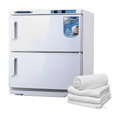 Double-Door Electric Towel Warmer – Heated Towel Cabinet for Salon, Spa, Bathroom & Home Use