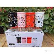 Marble Square Spice Bottle Seasoning Shaker for Salt, Pepper & Spices