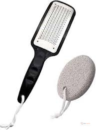 Pedicure Set Foot Scraper & Pumice Stone – Dead Skin & Callus Remover Foot Care Tools for Home Pedicure