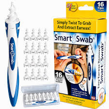 Cordless Safe V Ear Wax Pick Cleaner with 16 Replacement Tips – Electric Ear Cleaning Tool