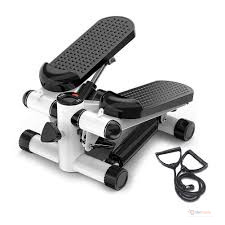 Mini Stepper with Resistance Bands – Compact Home Exercise Machine for Cardio, Legs & Full-Body Workouts