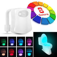 Body Motion Activated Sensor Toilet Light – Automatic LED Toilet Bowl Night Light for Bathroom & Toilet