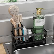 Stainless Steel Self-Draining Sink Rack – Durable Kitchen Organizer for Efficient Dish Drying