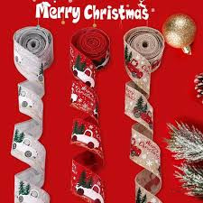 5 Metres Christmas Themed Ribbon – Festive Decorative Ribbon Available in All Colours