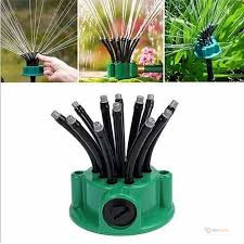 360-Degree Adjustable Multi-Head Garden Sprinkler – Rotating Lawn & Garden Water Sprinkler for Outdoor Irrigation